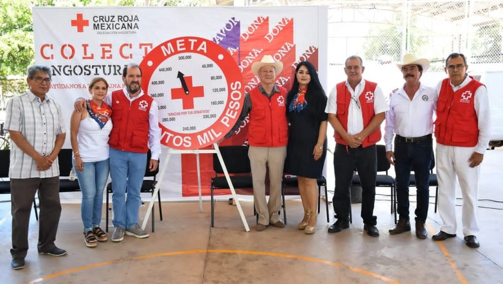 Respalda y apoya el alcalde, Miguel Ángel Angulo Acosta, a Cruz Roja Angostura