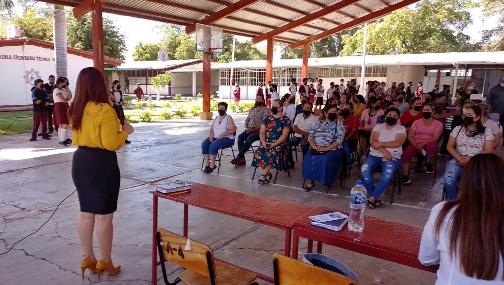 Refuerza SIPINNA acciones para prevenir la violencia juvenil en escuelas de Angostura