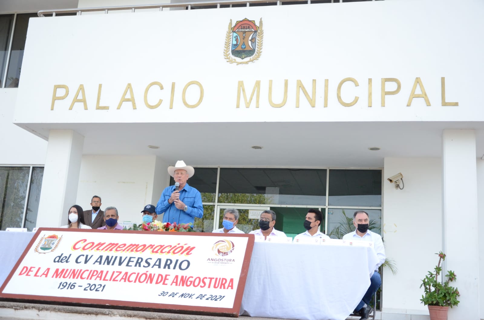 Autoridades celebran el 105 Aniversario de la Municipalización de Angostura