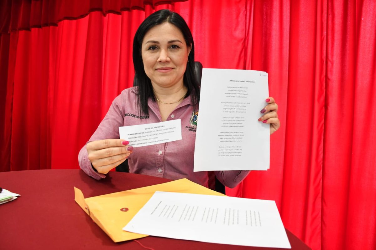 María de Los Ángeles Castro Camacho será reconocida como poeta laureado de los juegos florales del Carnaval Angostura 2023