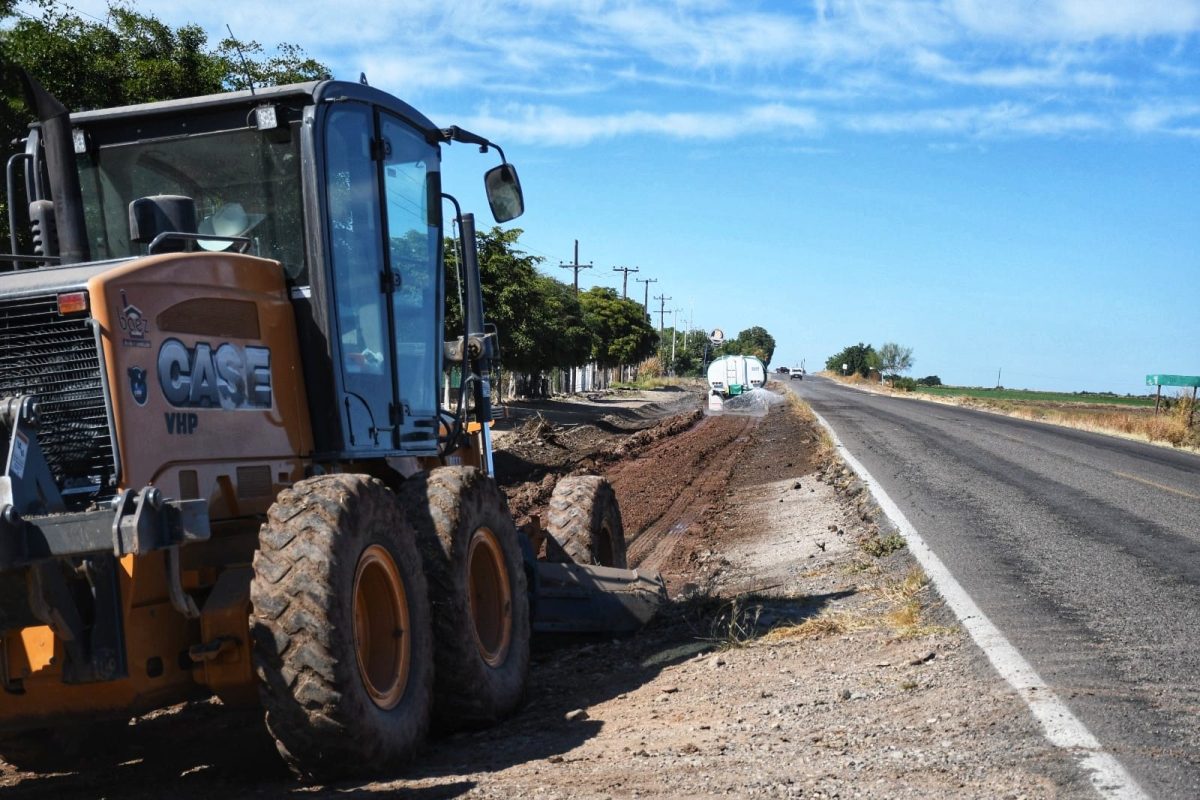 Termina la construcción de un tramo más de acotamiento de la carretera Angostura-Chinitos