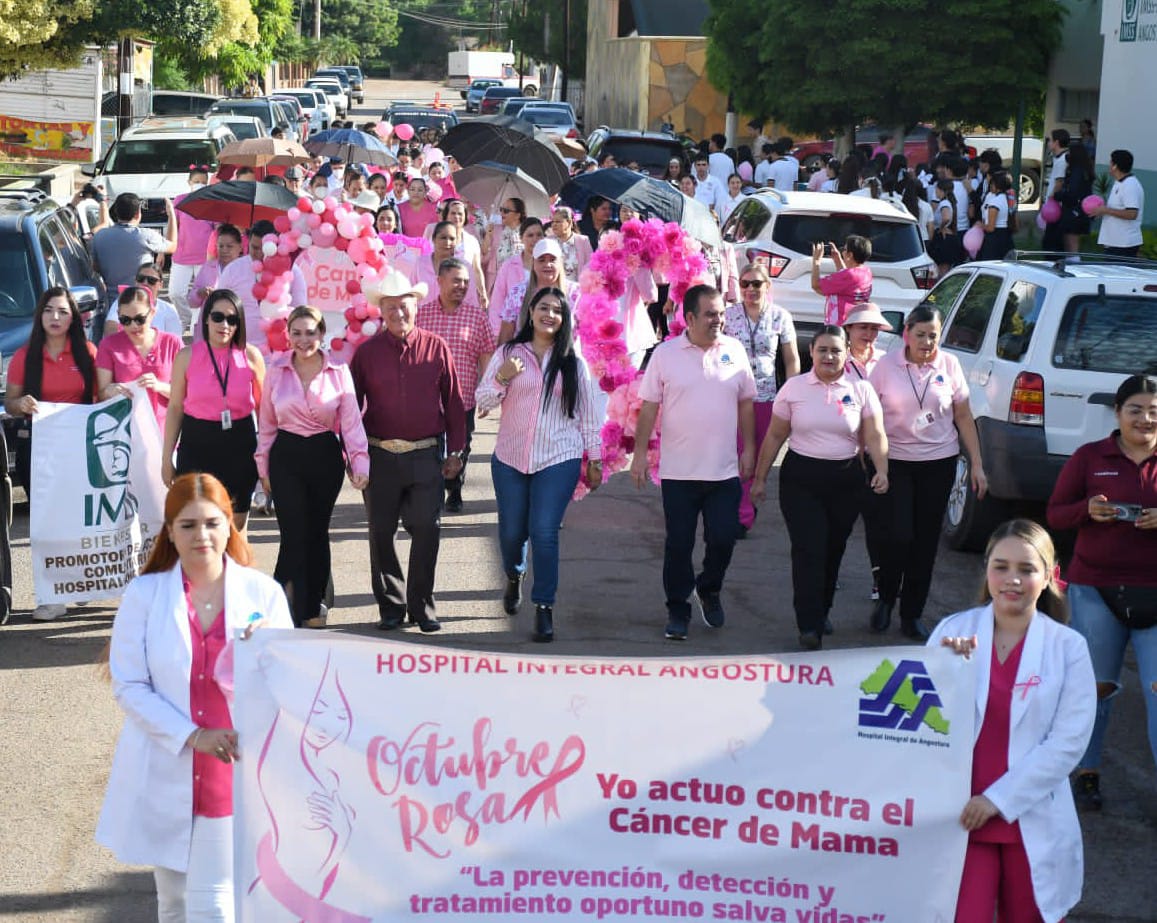 Autoridades de Angostura y Sector Salud luchan contra el cáncer de mama