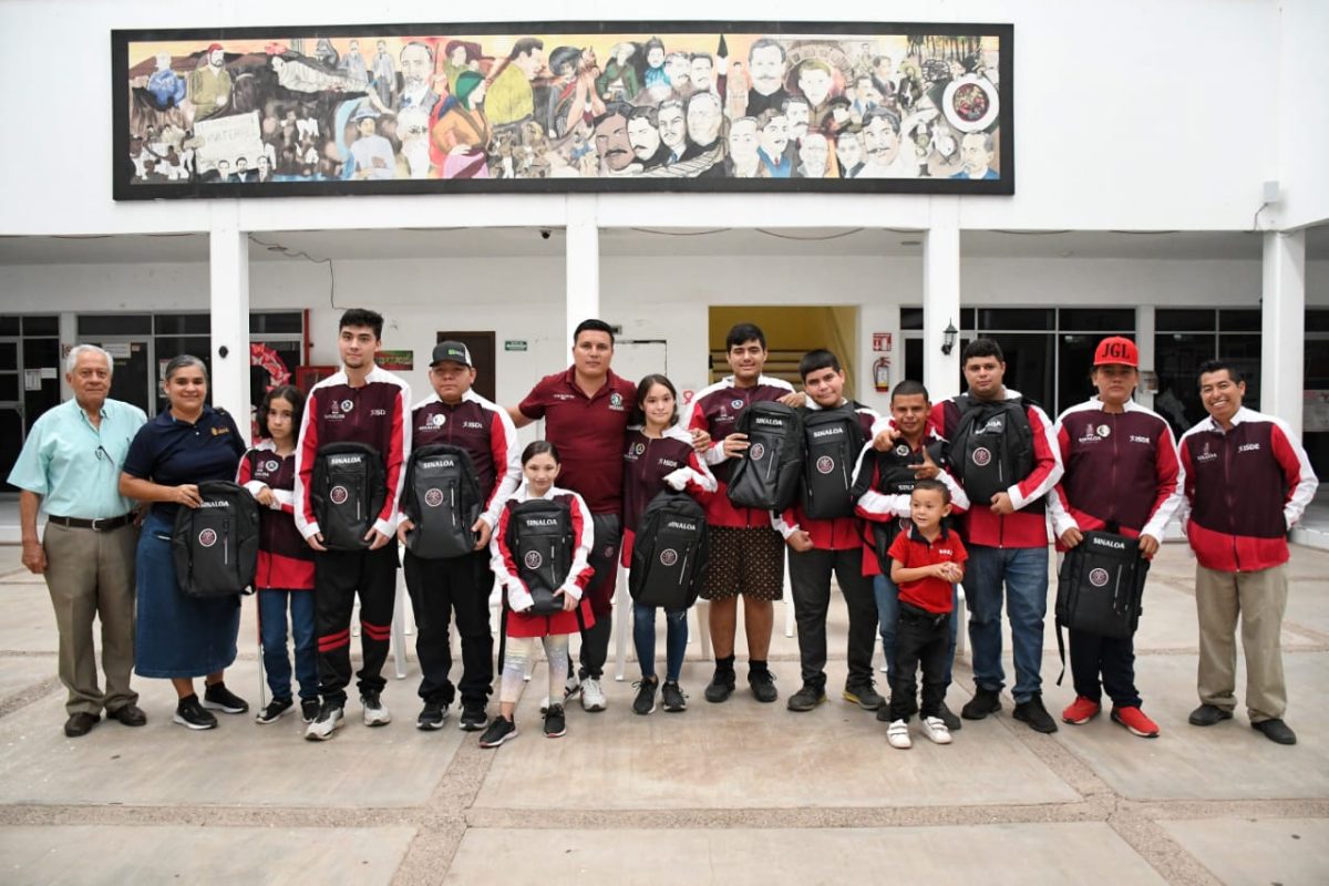 Autoridades de Angostura e ISDE apoyan con uniformes a jóvenes Paratletas