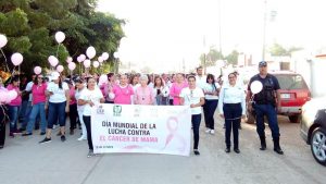 Marcha contra en cáncer de mama